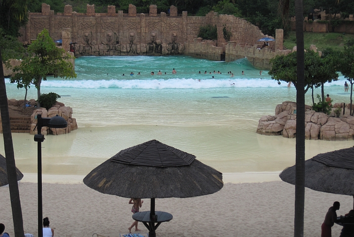 Künstliche Welle im Valley of the Waves