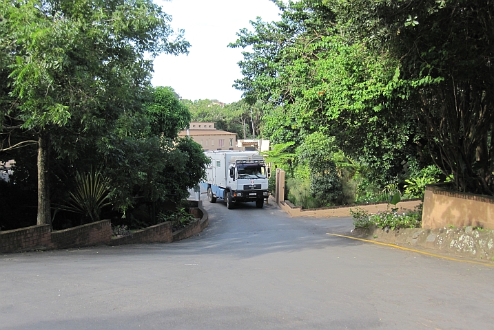 Obelix fährt ins T.O. Strand Holiday Resort ein