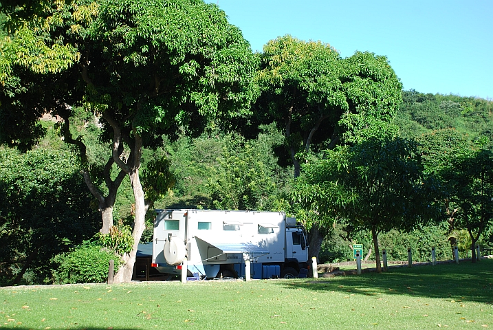 Unser Platz im Queensburgh Caravan Resort