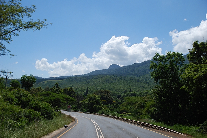 Wir fahren über die Soutpansberge kurz vor Louis Trichardt