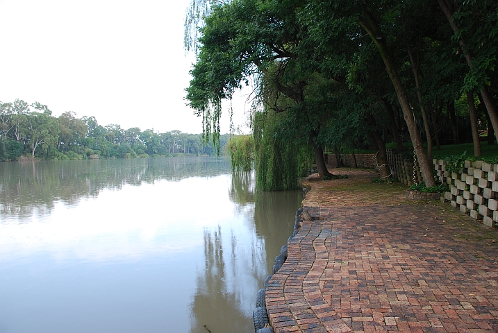 Am Vaal Fluss in Vereeniging südlich von Johannesburg