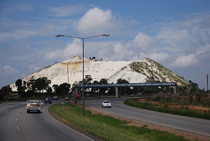 Abraumhalde in Krugersdorp