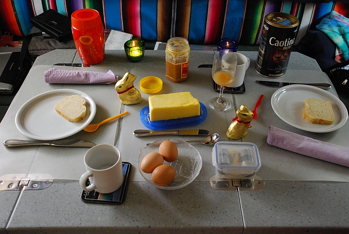 Unser Osterfrühstückstisch