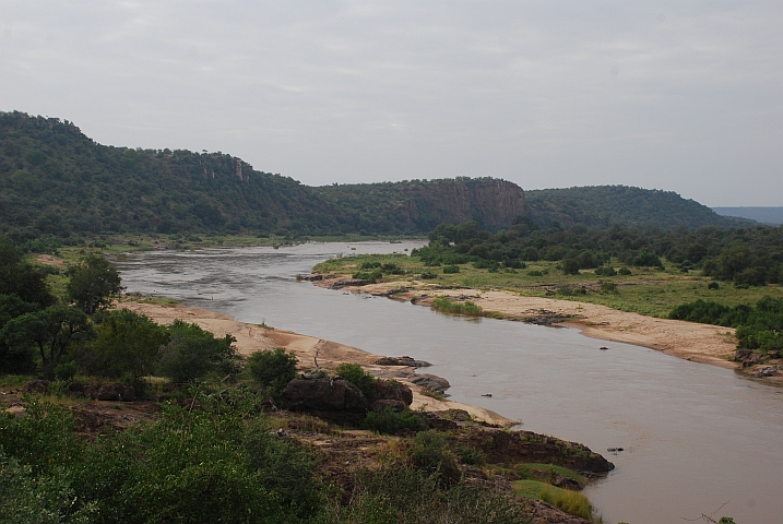 Der Olifants Fluss einige Kilometer unterhalb des Olifants Camp