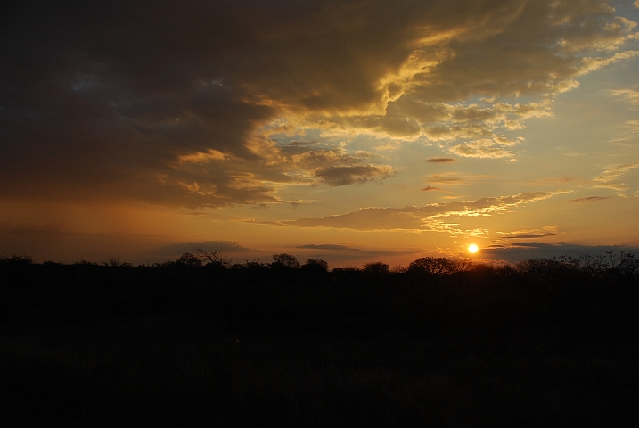 Der letzte Sonnenuntergang in Südafrika