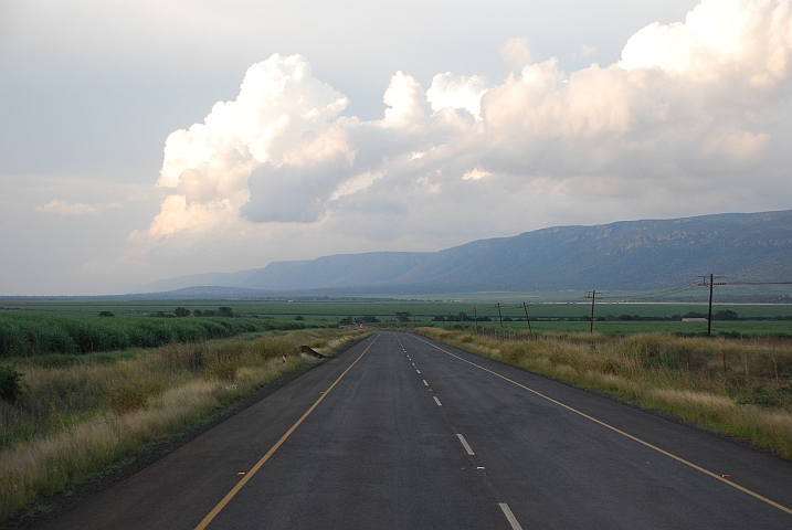 Frisch gemachte Strasse