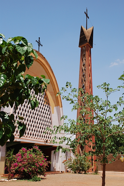Die Kathedrale von Bobo-Dioulasso