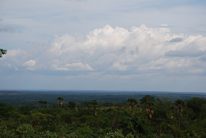 Blick von der Falaise de Banfora hinaus in die Ebene