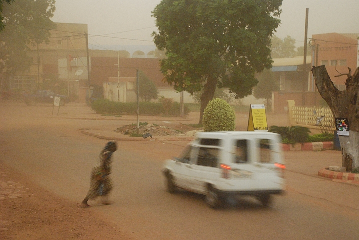 Gewittersturm in Bobo-Dioulasso