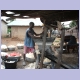 Maniok (oder Cassava) wird hier in Makongo am Voltasee gemahlen