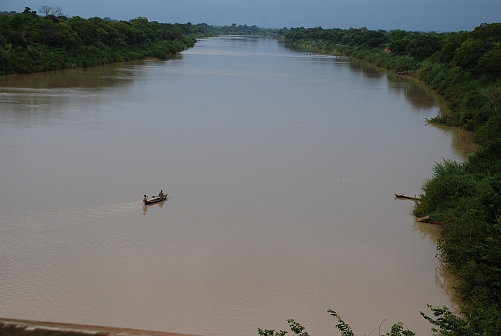 Der Weisse Volta bei Yapei von der Brücke aus