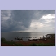 Nachmittägliche Gewitterstimmung über dem Voltasee bei Makongo