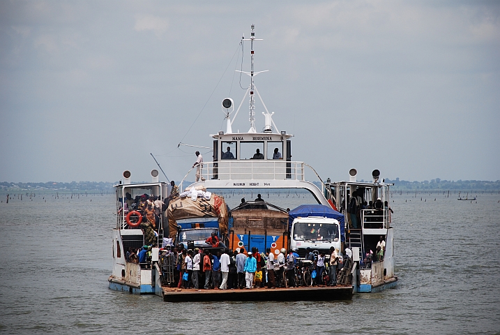 Die “Nana Besemuna“ verkehrt zwischen Makongo und Yeji über den Voltasee
