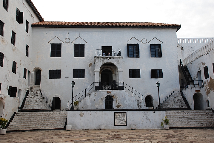 Innenhof des St. George’s Castle in Elmina