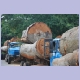 Holztransporter gleich neben dem Kakum Nationalpark...
