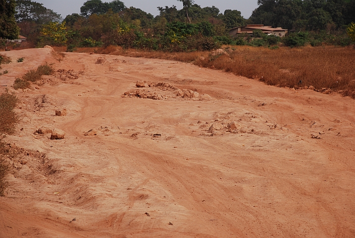 Die unsäglich schlechte Piste unmittelbar vor Labé