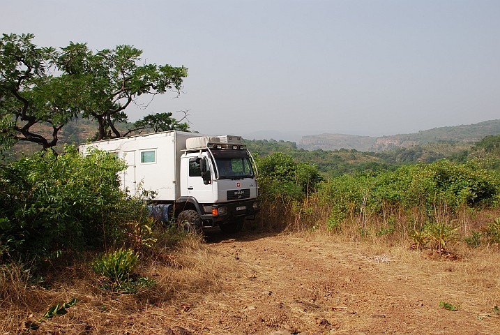 Auf der Rückfahrt von den Chutes de Kambadaga