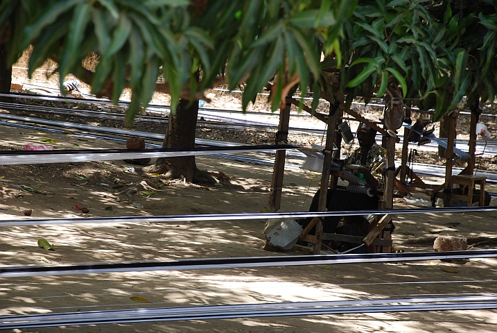 Weber an der Arbeit in Pita