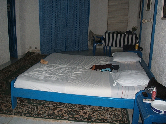 Im unfreiwilligen Exil: Unser Hotelzimmer