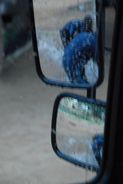 Die frühmorgendliche Putzequippe bei Obelix an der Arbeit