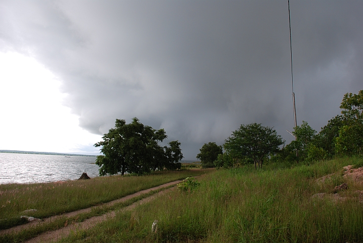 Ein Gewitter zieht auf