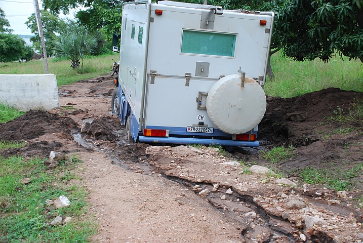 Leider nicht nur ein schlechter Traum: Obelix sitzt fest
