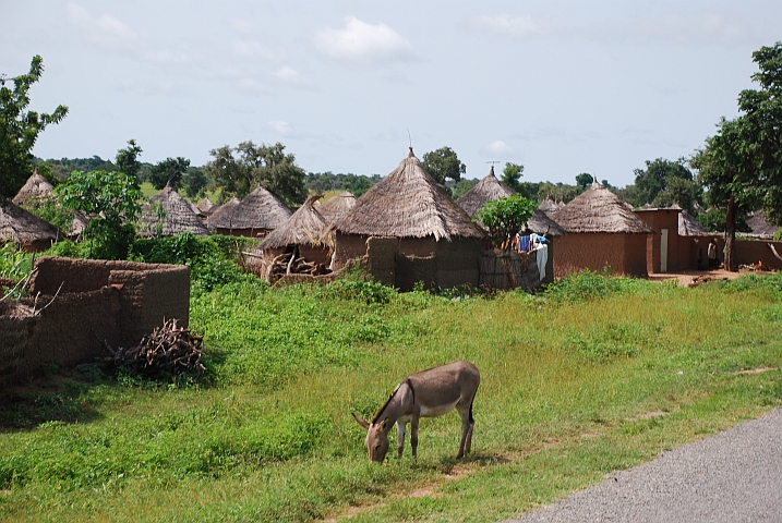 Dorf an der Strasse von Lagdo zur Nord-Südachse 
