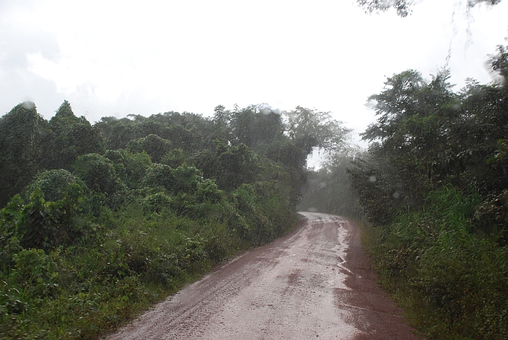 Regenschauer bei Béka kurz vor Garoua-Boulaï