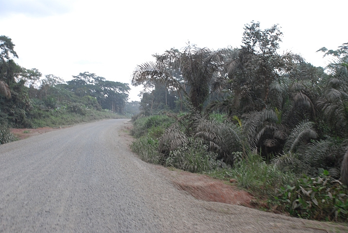Gute Kiespiste kurz vor Ayos