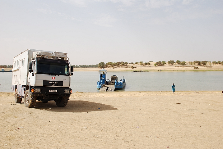 Obelix ist wieder auf der Südseite des Niger