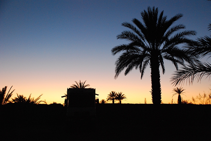 Abendstimmung in Mhamid