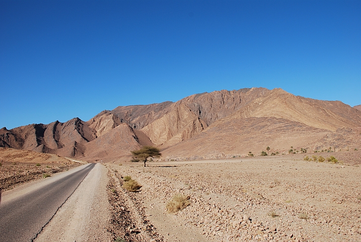 Felsformation zwischen Foum-Zguid und Tazenakht