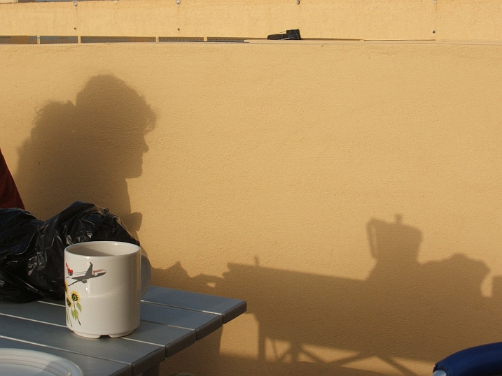 Frühstückszene in Dakhla