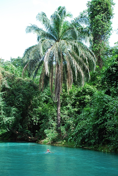 Thomas in der Wikki Warm Spring