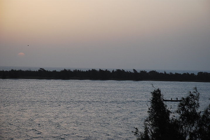 Sonnenuntergang über der Langue de Barbarie