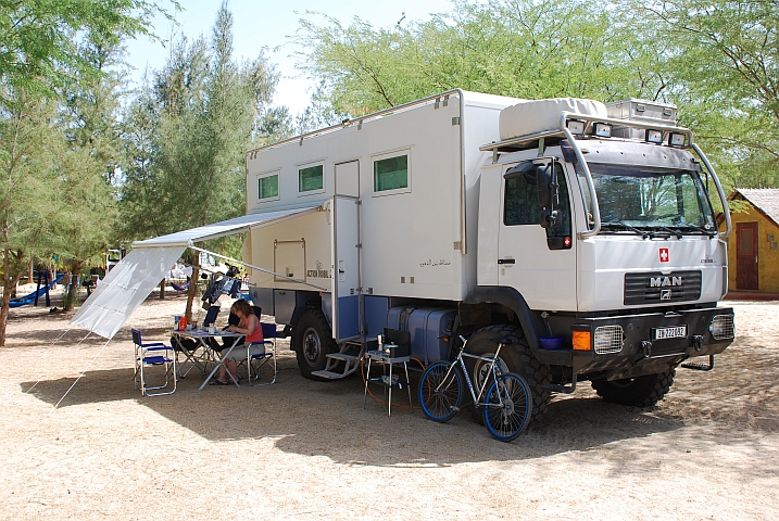 Wir haben es uns gemütlich eingerichtet in der Zebrabar