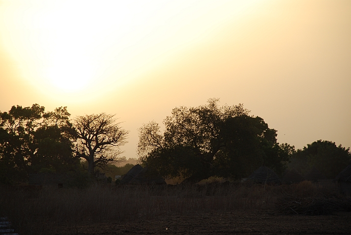 Morgenstimmung in Sine Ngayène