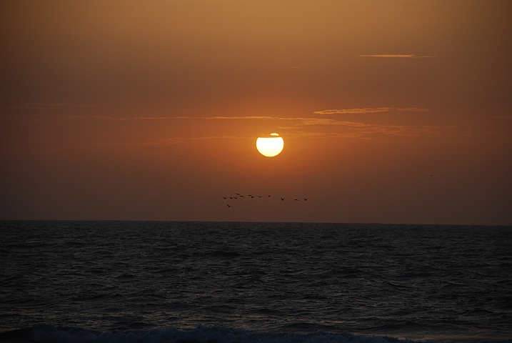 Sonnenuntergang in Kafountine