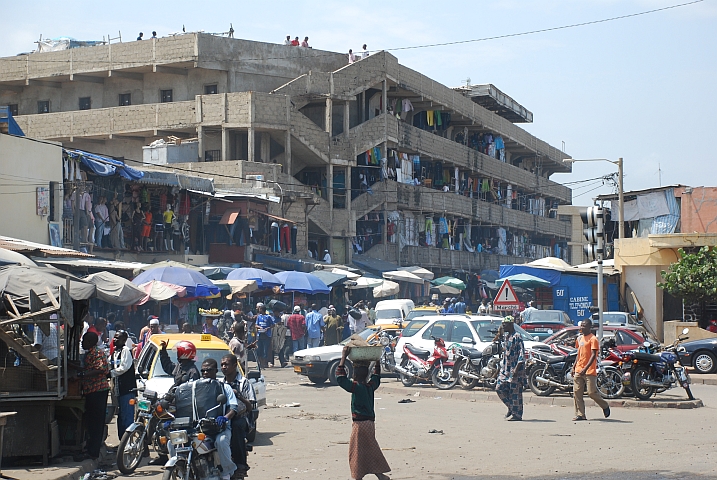 Im Zentrum von Lomé