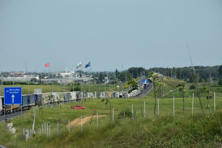LKW-Stau an der bulgarisch-türkischen Grenze