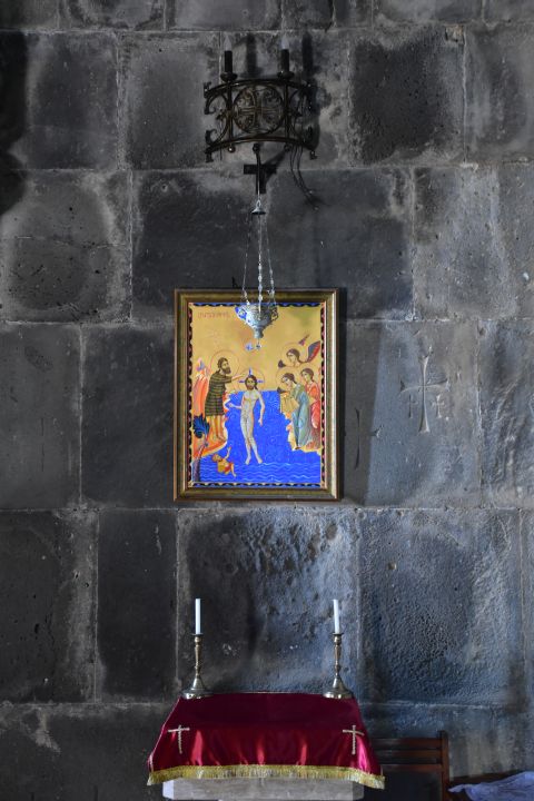 Ikone in der Kirche des Haghpat Klosters im Norden von Armenien
