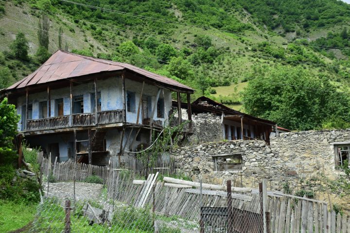 Haus in Lemisa in Svanetien