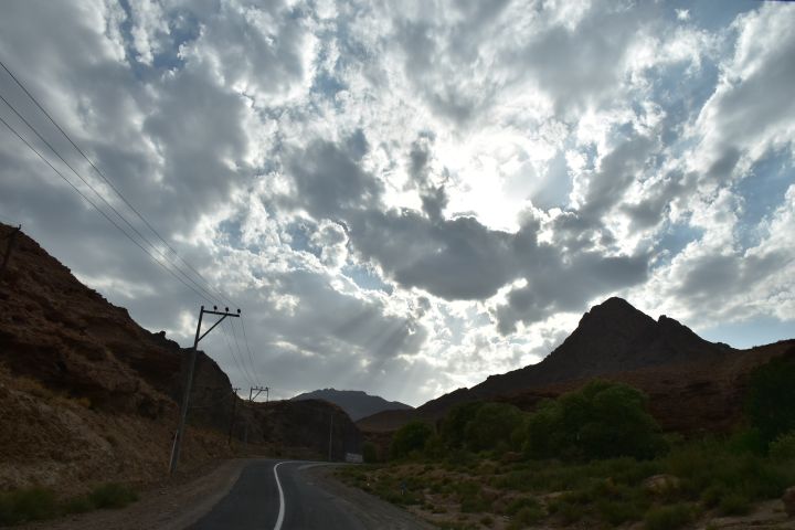 Strasse nach Abyaneh