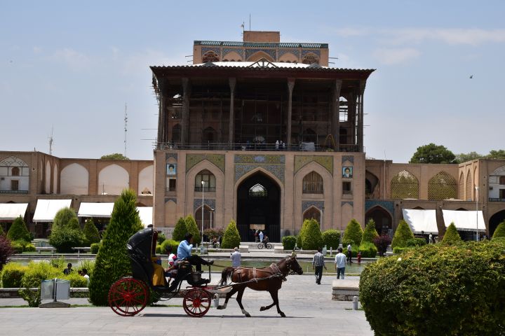 Ali Qapu Palast am Maydan-e Shah in Esfahan