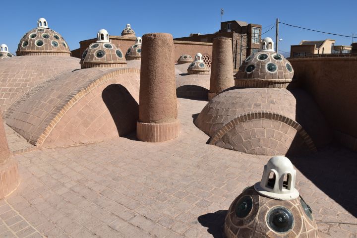 Dach des Sultan-Amir-Ahmad-Badehauses in Kashan