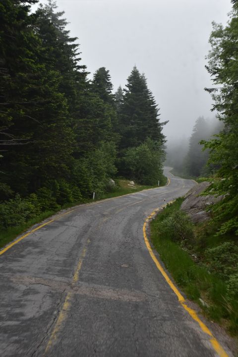 Bergstrasse hinauf auf den Uludag bei Bursa