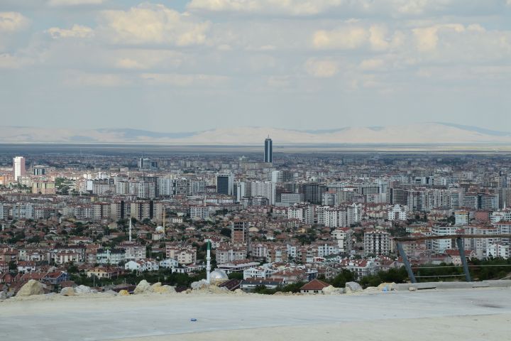 Aussicht auf die Stadt Konya