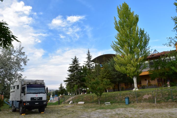 Unser Standplatz im Hotel Ulasan