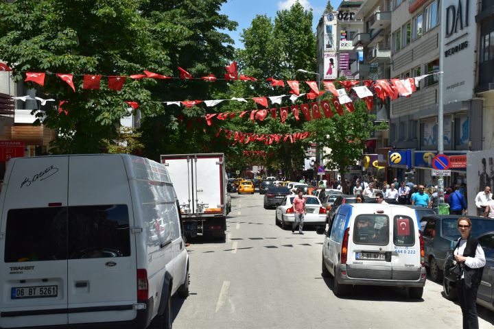 Unterwegs im Stadtteil Kavaklidere