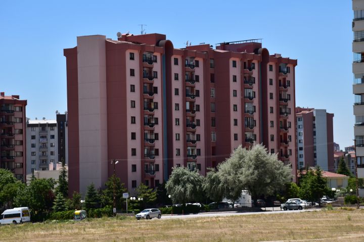 Wohnblock an Ankaras Stadtrand